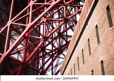 Golden Gate Bridge Close Up