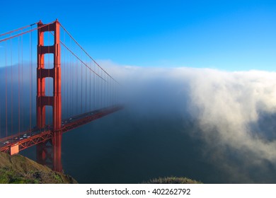 Golden Gate Bridge In Fog