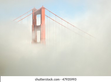 Golden Gate Bridge In Fog