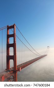 Golden Gate Bridge Inside Fog