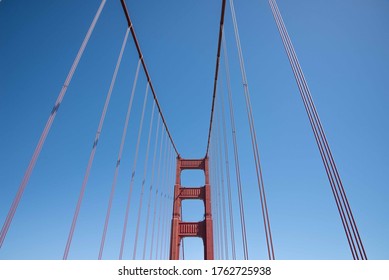 Golden Gate Bridge Looking Up At Arch