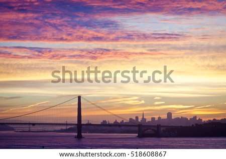 Golden Gate Bridge in the morning