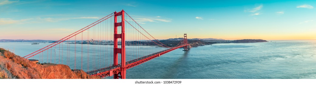 Golden Gate bridge, San Francisco California  - Powered by Shutterstock
