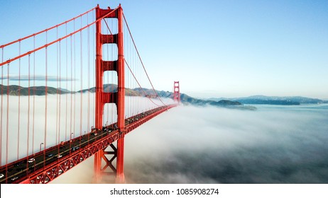 Golden Gate Bridge, San Francisco CA USA - Powered by Shutterstock