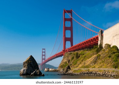 Golden Gate Bridge, San Francisco, California, United States of America, North America - Powered by Shutterstock