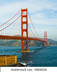 Golden Gate Bridge in San Francisco California, USA - Shutterstock ID 90834326