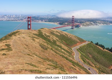 Golden Gate Bridge Seen From Marin Headlands