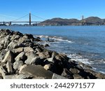 Golden Gate Bridge as seen from Presidio Park