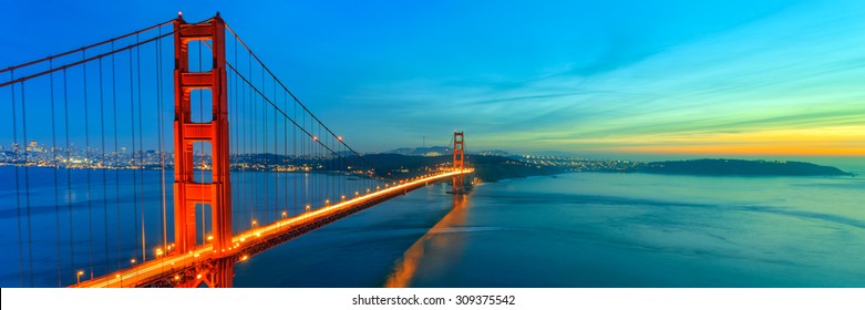 Golden Gate Bridge Sunset