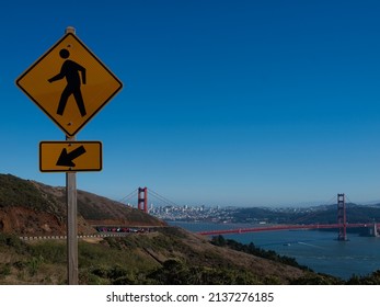 Golden Gate Bridge viewed from Marin Headlands San Francisco SFO California USA
