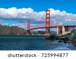 Golden Gate Park and Golden Gate Bridge, San Francisco, California, USA