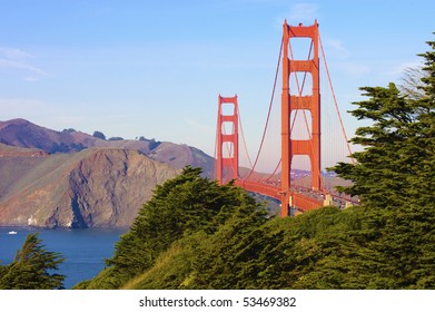 Golden Gate From The Presidio In San Francisco