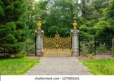 Golden Gates and Driveway