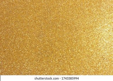 Golden glitter texture background. Shiny festive backdrop.  - Shutterstock ID 1743385994