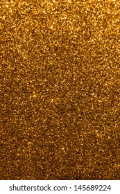 Golden Gold Shinny Carborundum Texture And Pattern, Can Be Use As Background 