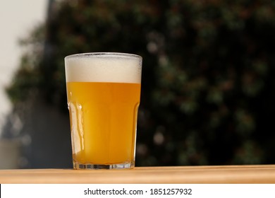 Golden Hazy Homebrew Craft Beer