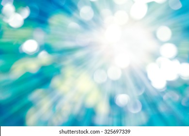 Golden Heaven Light Hope Concept Abstract Blurred Background From Nature