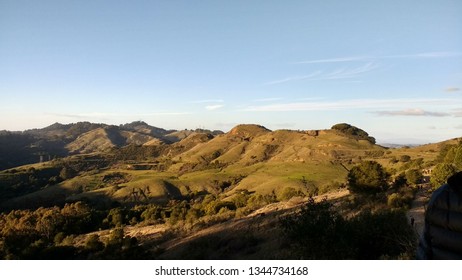 Golden Hour On The Berkeley Hills In California. 