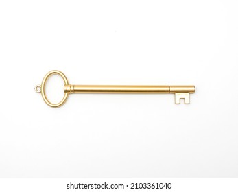 golden key isolated on white background  - Powered by Shutterstock