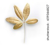golden  leaf design elements. Decoration elements for invitation, wedding cards, valentines day, greeting cards. Isolated.