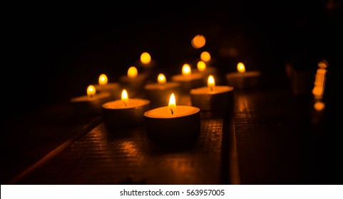 Golden Light Candle Flame Stock Photo 563957005 | Shutterstock