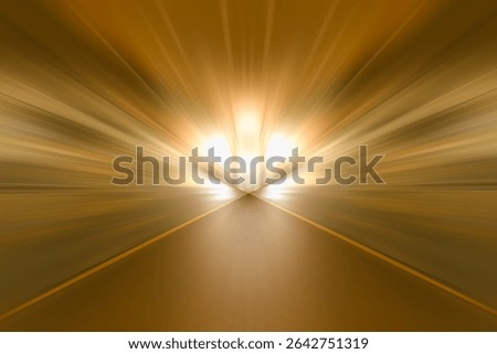 GOLDEN LIGHT EFFECTS BACKGROUND, LIGHT RAYS PERSPECTIVE DESIGN, BLURRY BLAST TEMPLATE, BEAMS BURSTING PATTERN