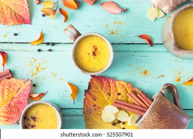 Golden Milk Or Turmeric Tea