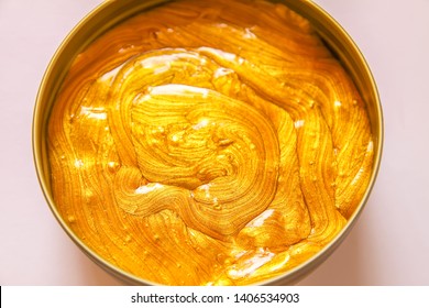 gold silly putty