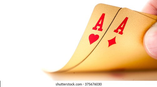 Golden Poker Cards