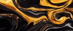 Golden Premium Fluid Background. Design For Background, Poster, Wallpaper And Banner Needs,