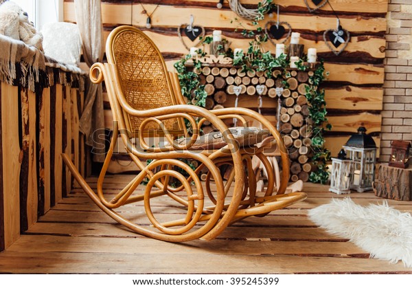 wooden swing rocker