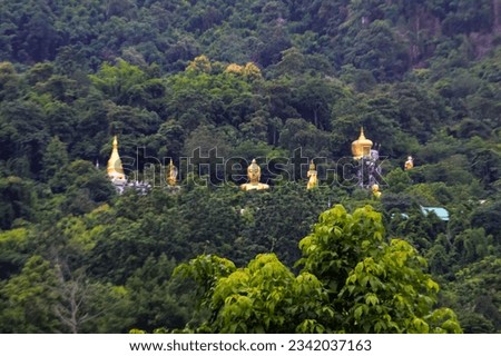 Golden Rock Mountaintop Temple, Phrae Town