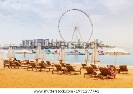 Similar – Image, Stock Photo between sea and skyscraper