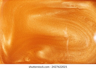Golden shimmer liquid, luxurious background, shimmering texture, cosmetic art