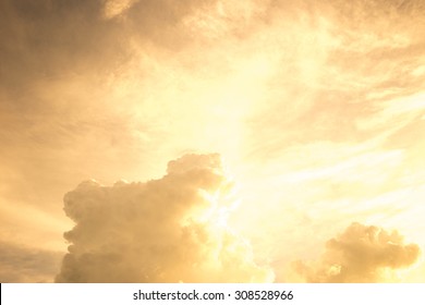 Golden Sky Background