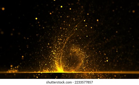 golden sparkle burst energy sparke glitter background design - Shutterstock ID 2233577857