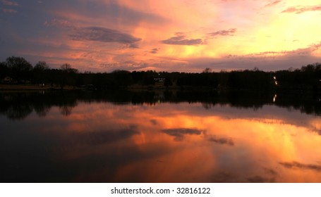 Golden Sunset On OLd Hickory Lake