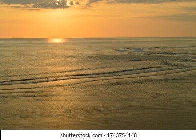 Golden sunset views of the Tikus island