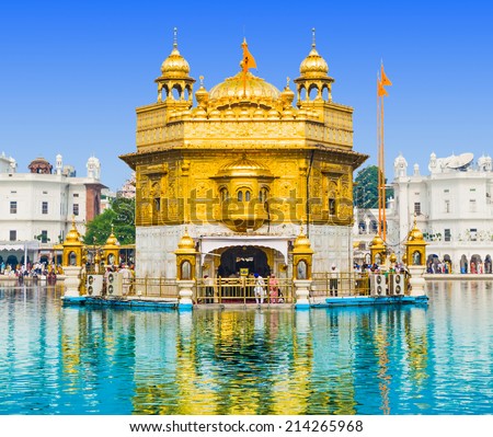 Golden Temple (Harmandir Sahib) in Amritsar, Punjab, India