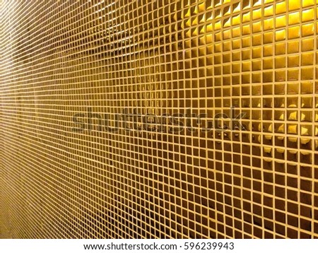 Golden tile texture wallpaper