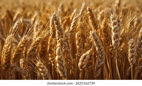 Campo de trigo dorado en verano