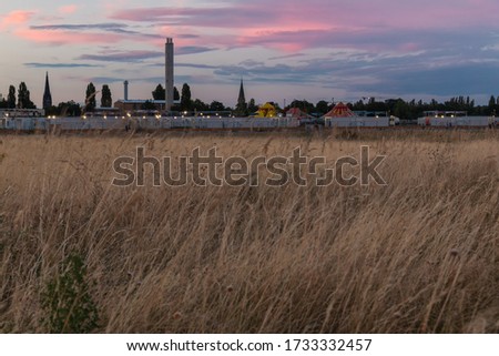 Similar – Image, Stock Photo Tempelhof Field Evening