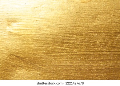 Golden yellow seamless venetian plaster background grunge stone texture - Shutterstock ID 1221427678