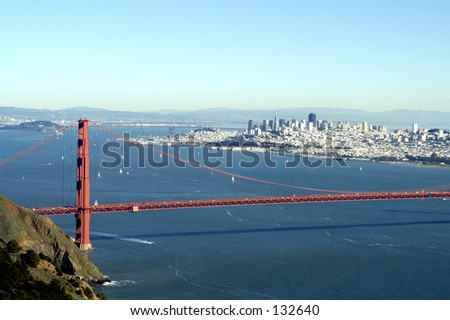 Goldengate Bridge in San Francisco Bay