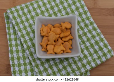 Goldfish Crackers In Bowl