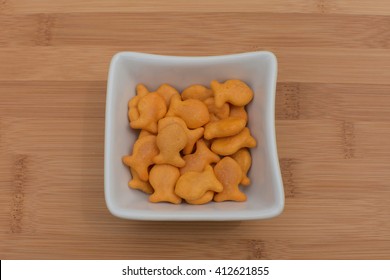 Goldfish Crackers In Bowl