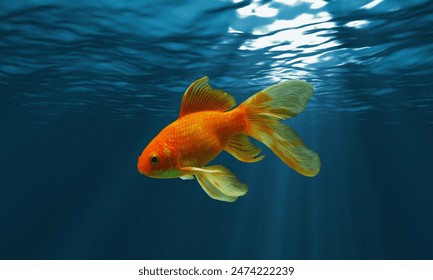 Goldfish have two sets of paired fins and three sets of single fins. They don't have barbels, sensory organs some fish have that act like taste buds. Nor do they have scales on their heads.  - Powered by Shutterstock