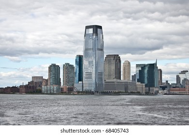 Goldman Sachs Tower, Jersey City. Build In 2004, The Tallest Building In New Jersey.