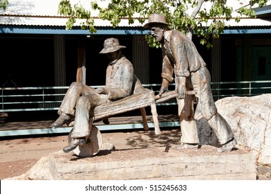 Goldrush Miners Monument - Halls Creek - Australia