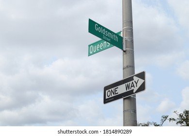 Goldsmith Street With Queens Boulevard New York City